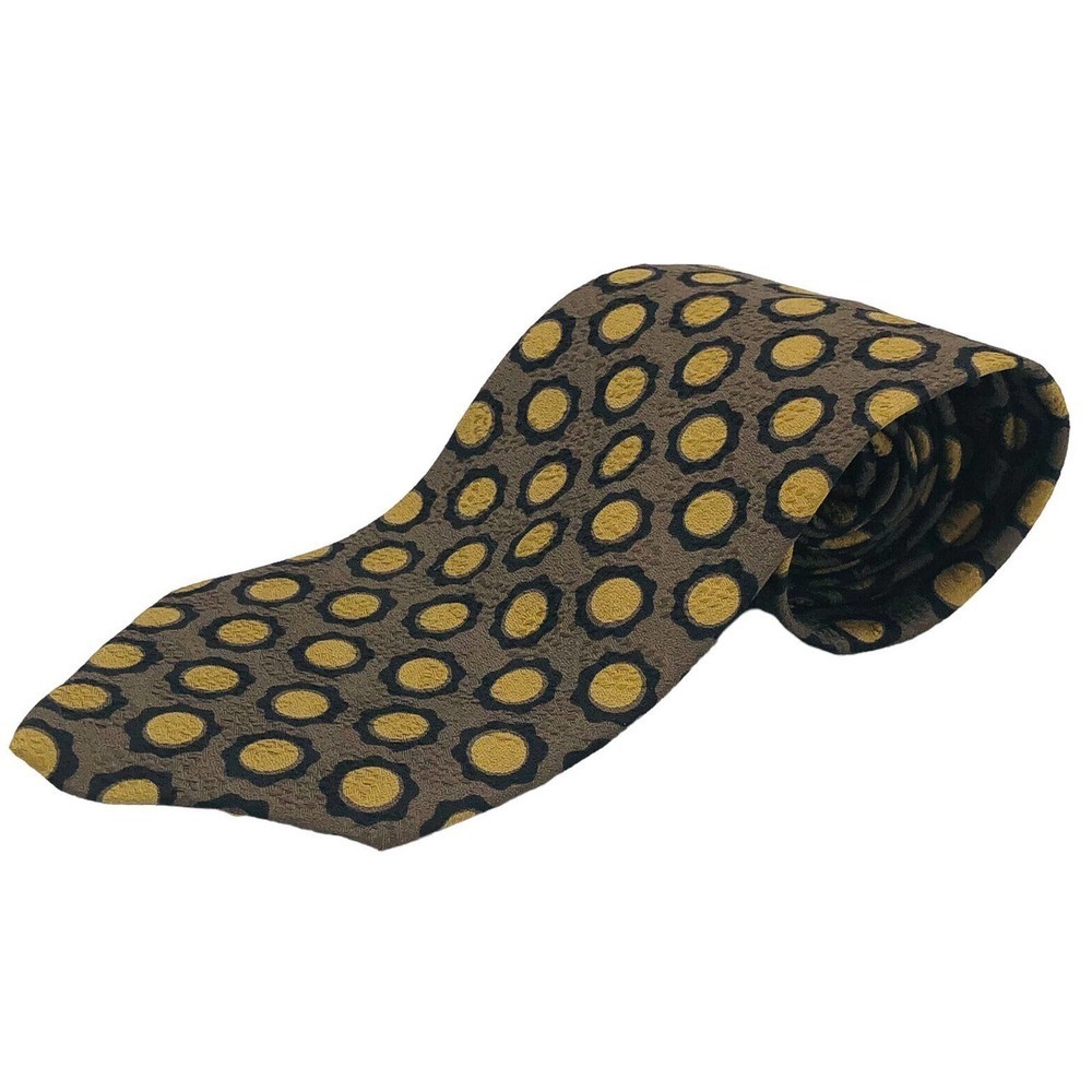 Giorgio Armani Geometric 100% Silk Men’s Designer Multicolored Tie 59” X 3.5”